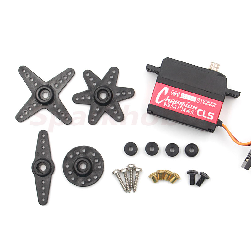 1PC KINGMAX CLS2875H 28g 11kg. - 6S Lipo Battery 22.2V 5000Mah avaliação e preço