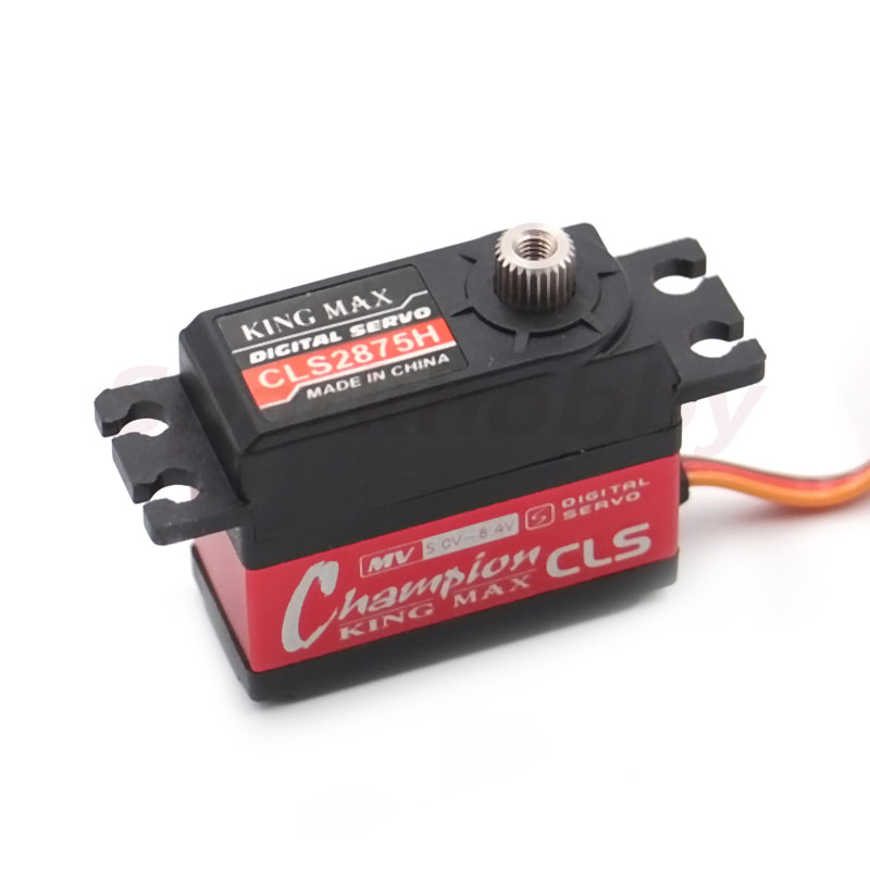 1PC KINGMAX CLS2875H 28g 11kg. - 6S Lipo Battery 22.2V 5000Mah avaliação e preço